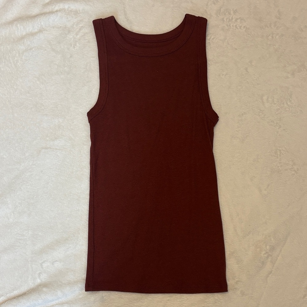 Rust orange/red Top